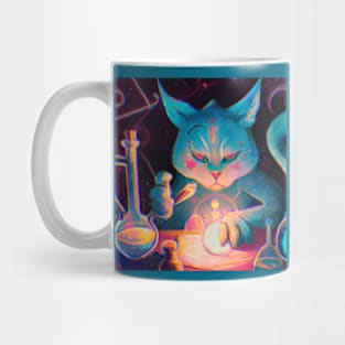 Blue Alchemist Cat Learned How to Turn Catnip Into Gold Mug